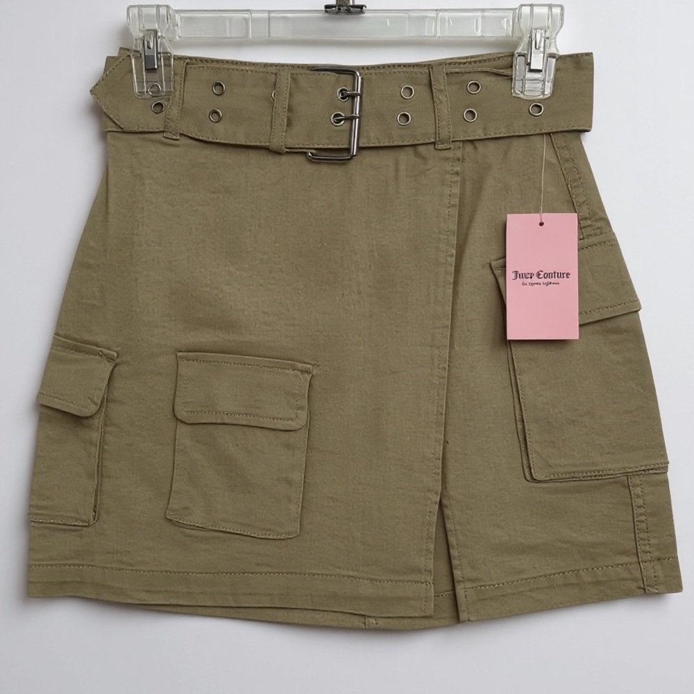 Juicy Couture Nomad Brown Skirt with Belted Waist